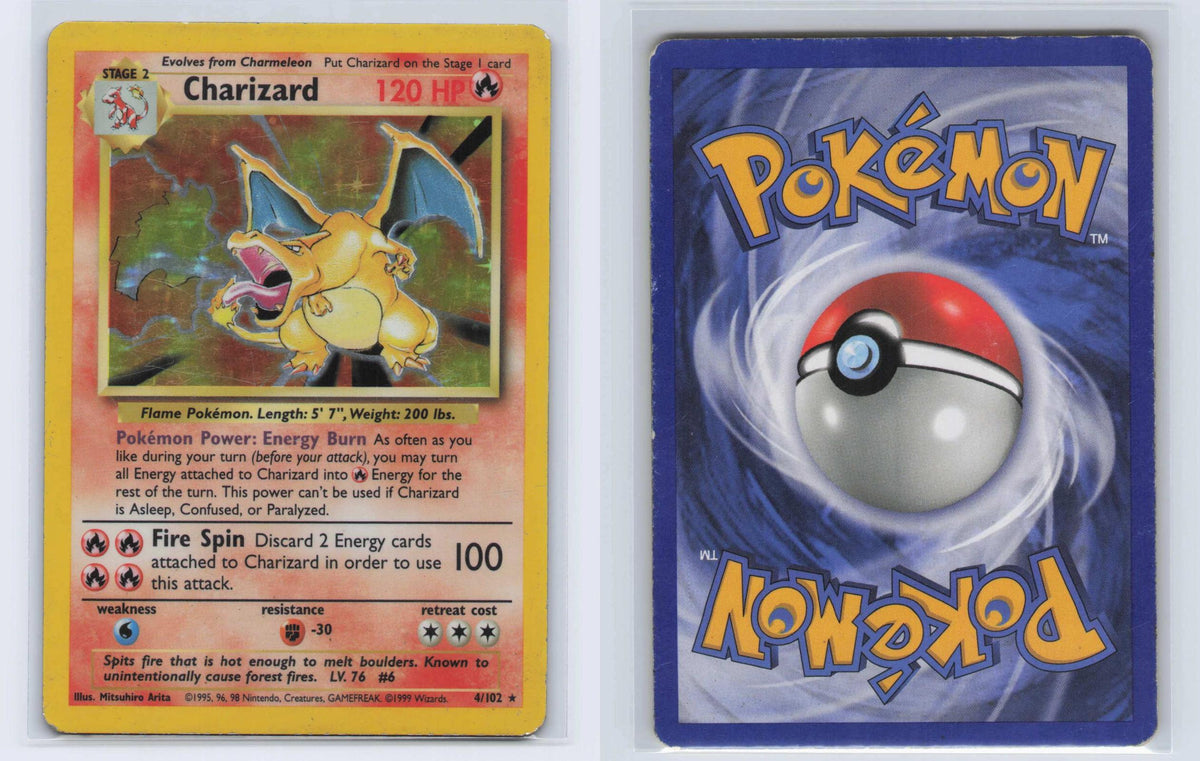 (#4/102) Charizard - Holo [Base Set Unlimited]