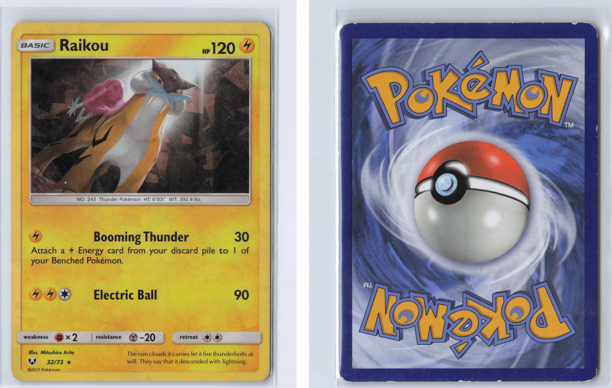 (#32/073) Raikou (Let's Play, Pikachu!) (Cracked Ice Holo) - Normal [Deck Exclusives]