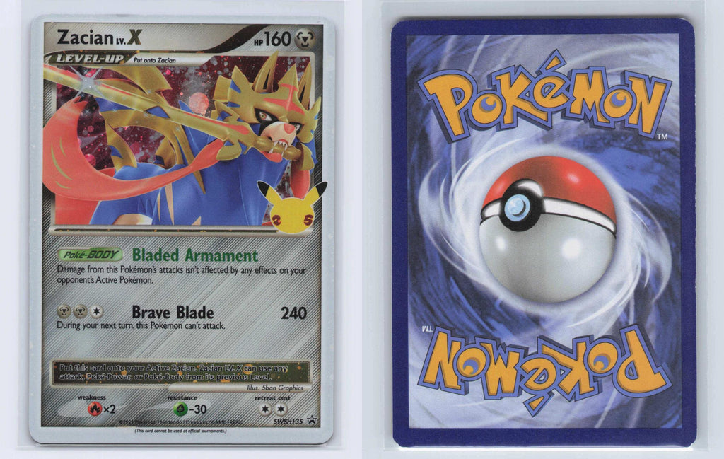 (#SWSH135) Zacian LV. X - Holo [Sword & Shield Promo]