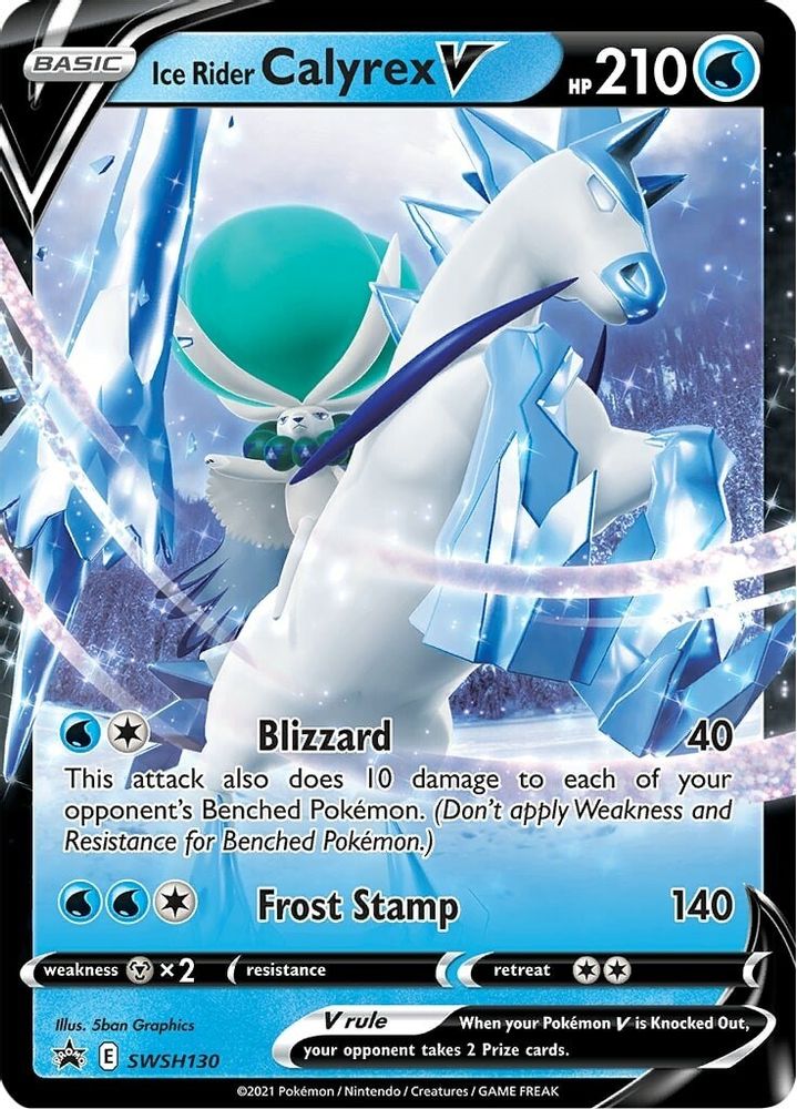 (#SWSH130) Ice Rider Calyrex V - Holo [Sword & Shield Promo]