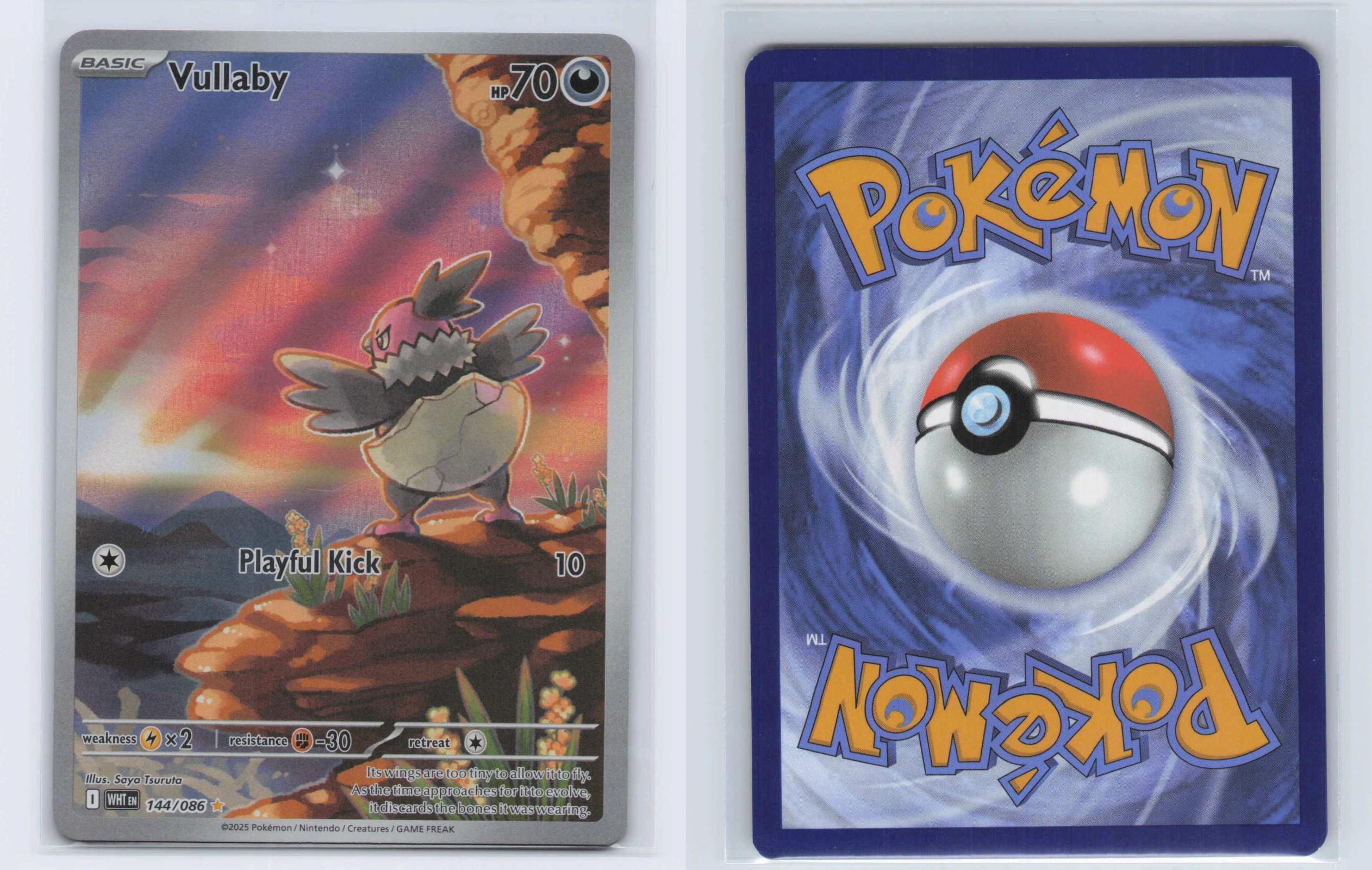 (#144/086) Vullaby - Holo [White Flare]