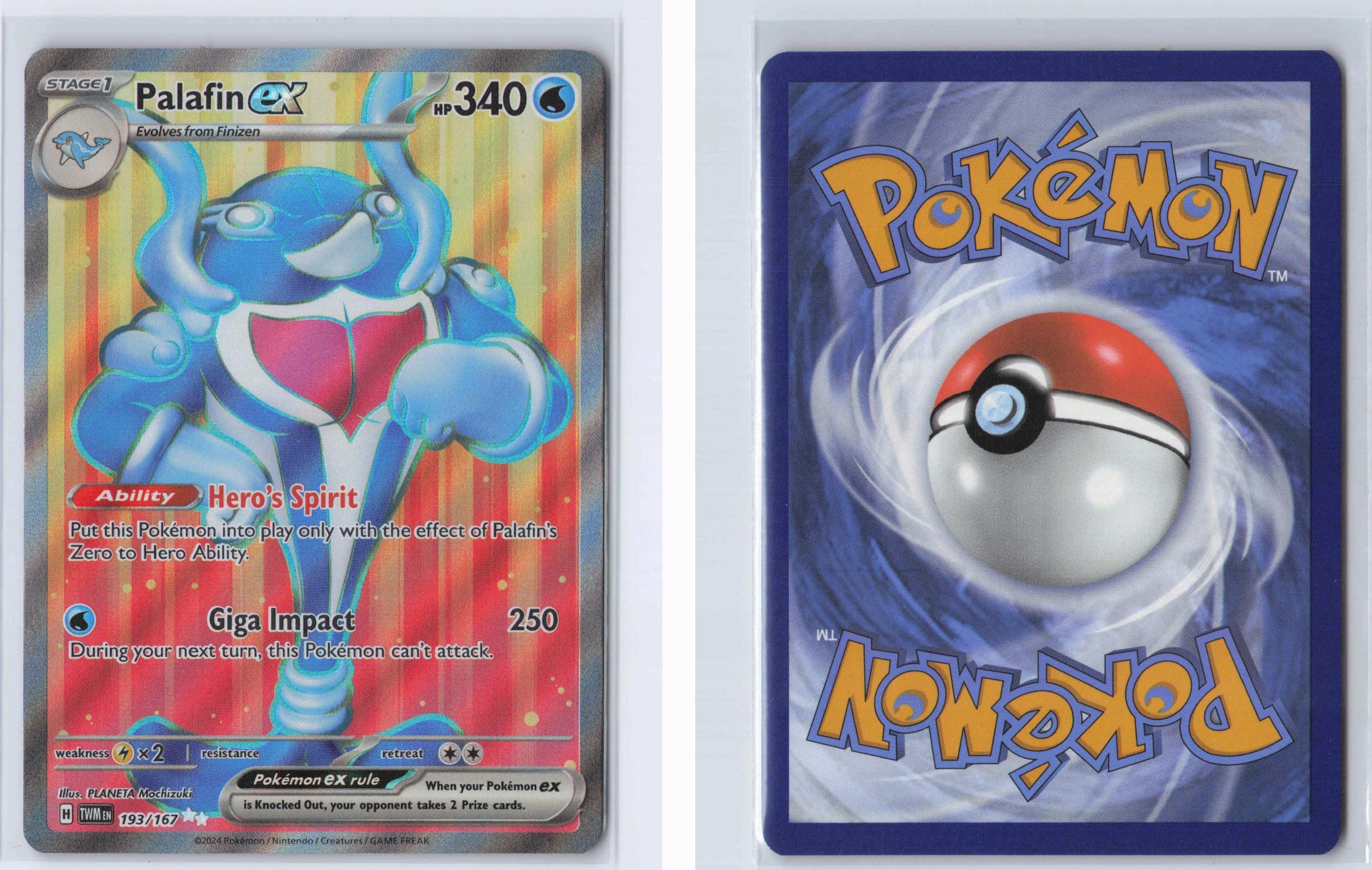 (#193/167) Palafin ex - Holo [Twilight Masquerade]