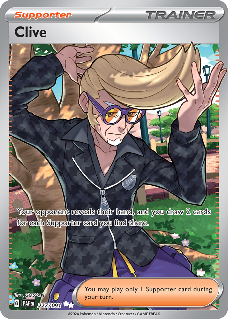 (#227/091) Clive - Holo [Paldean Fates]