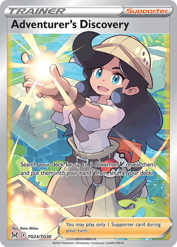 (#TG23/TG30) Adventurer's Discovery - Holo [Lost Origin Trainer Gallery]