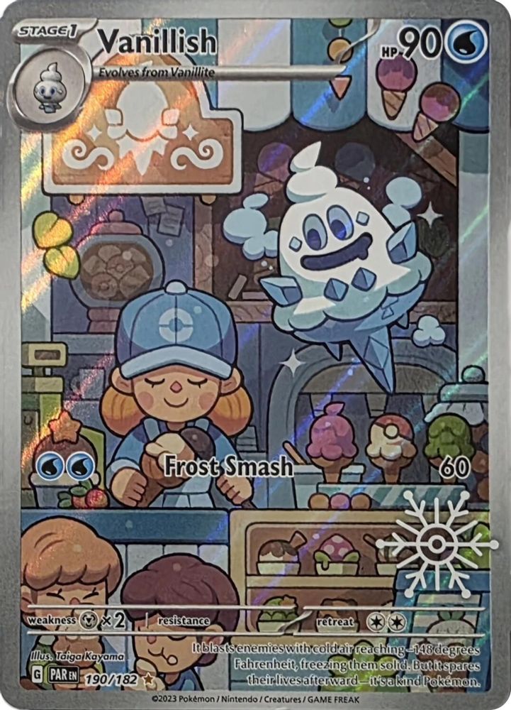 (#190/182) Vanillish (Holiday Calendar) - Holo [Miscellaneous Cards & Products]