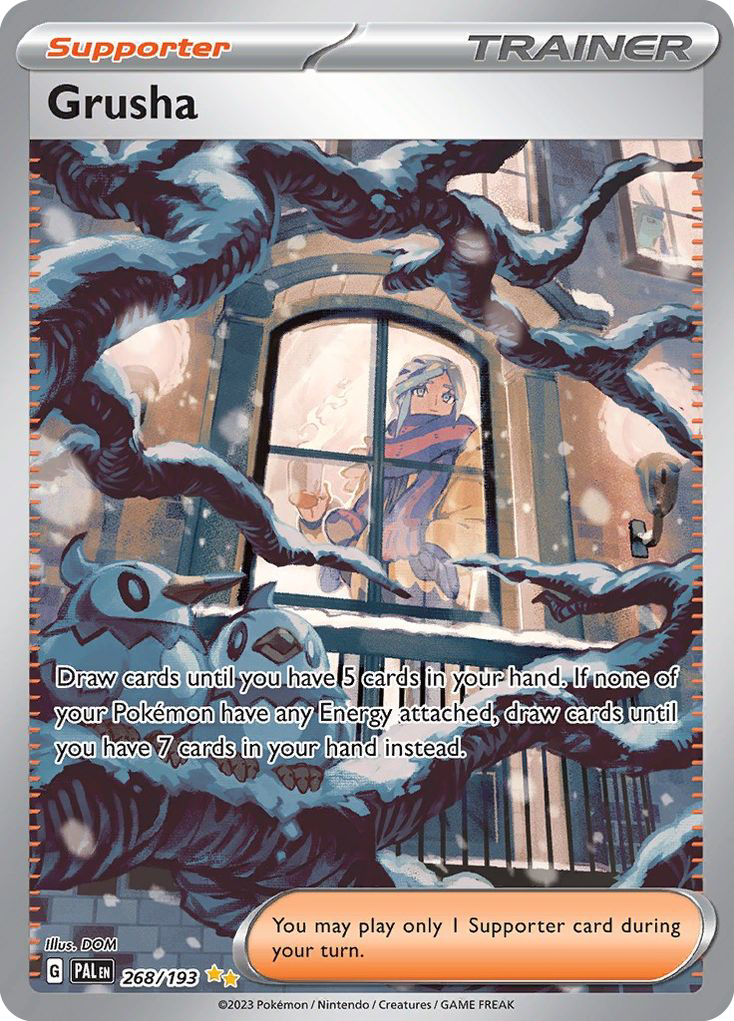 (#268/193) Grusha - Holo [Paldea Evolved]