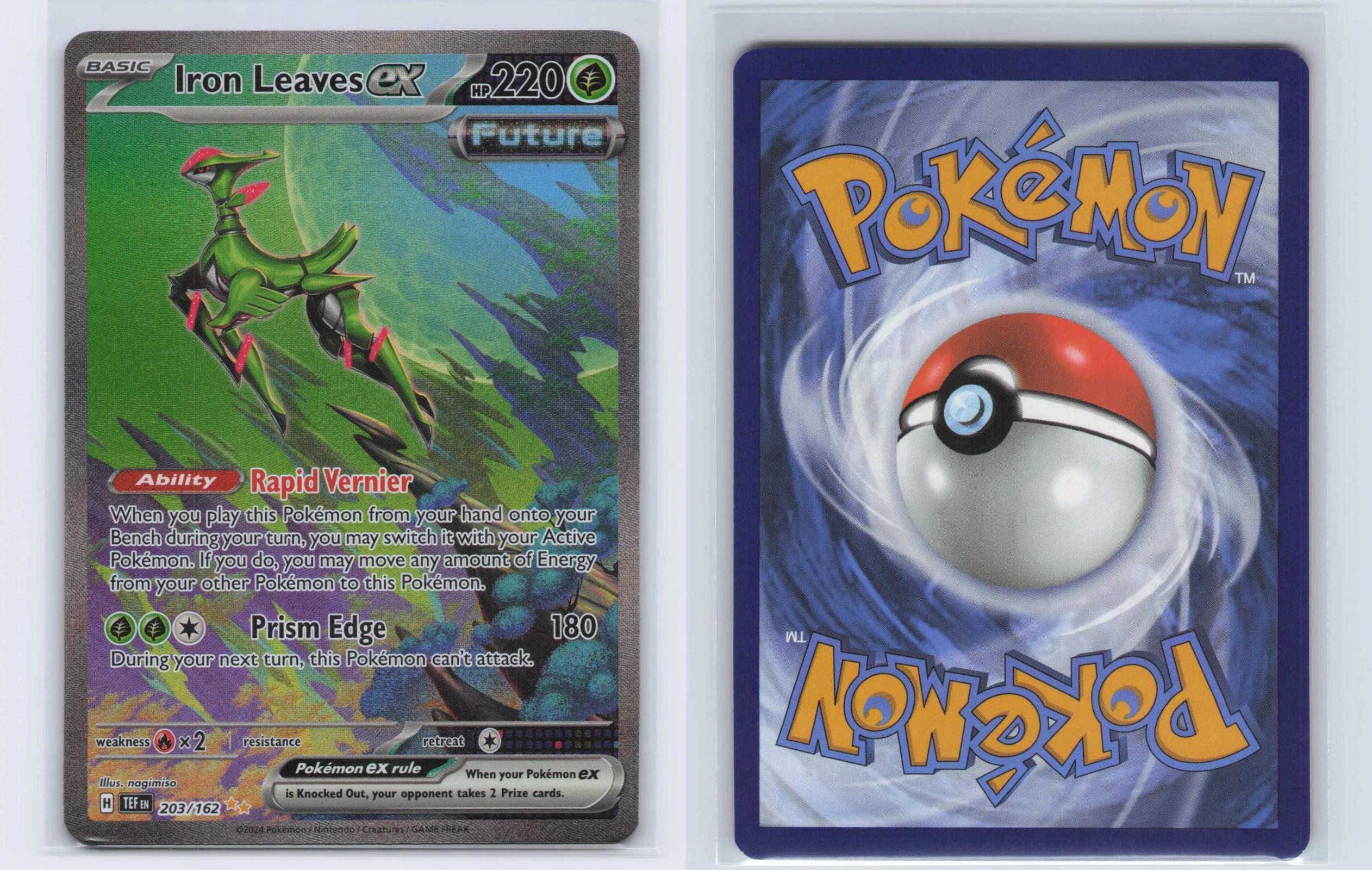 (#203/162) Iron Leaves ex - Holo [Temporal Forces]