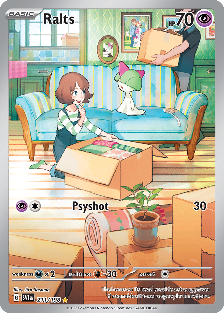 (#211/198) Ralts - Holo [Scarlet & Violet]