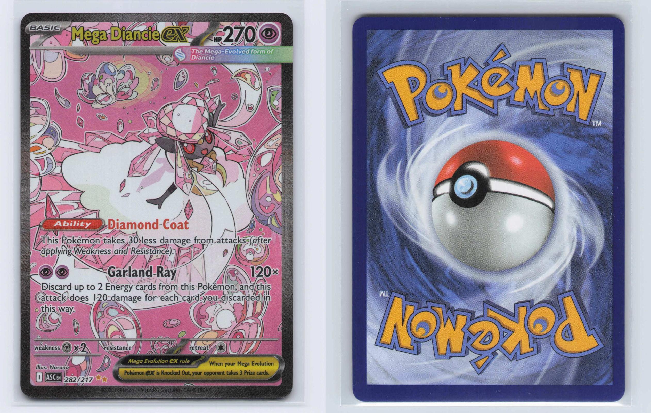 (#282/217) Mega Diancie ex - Holo [Ascended Heroes]