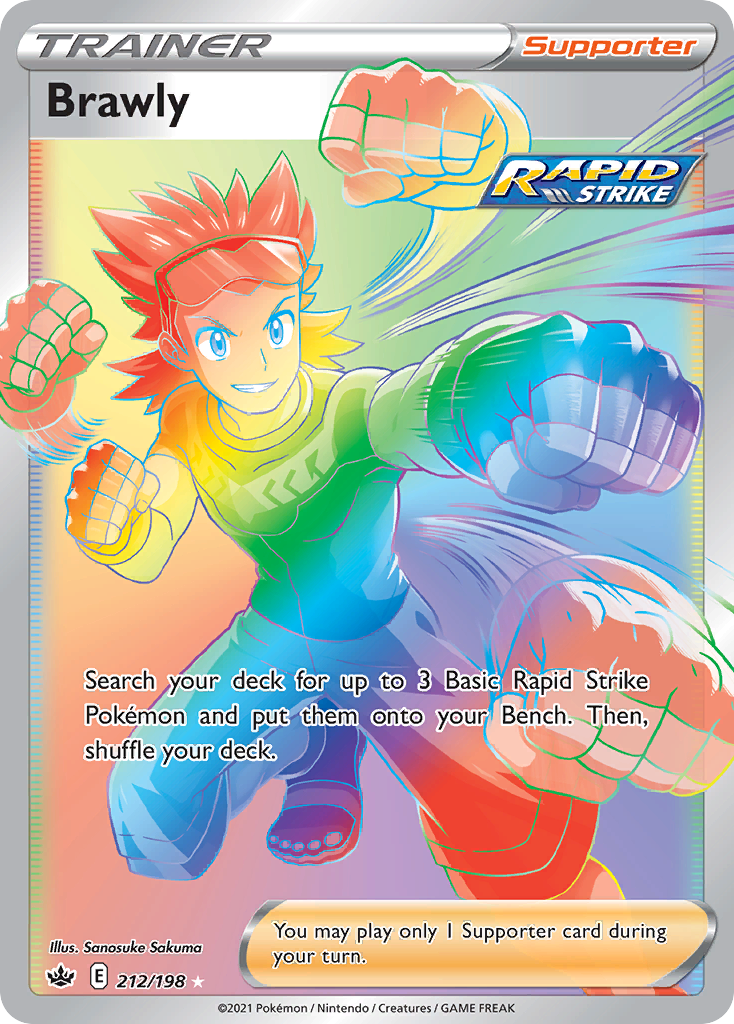 (#212/198) Brawly - Holo [Chilling Reign]