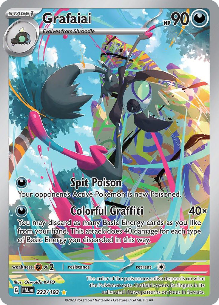 (#223/193) Grafaiai - Holo [Paldea Evolved]