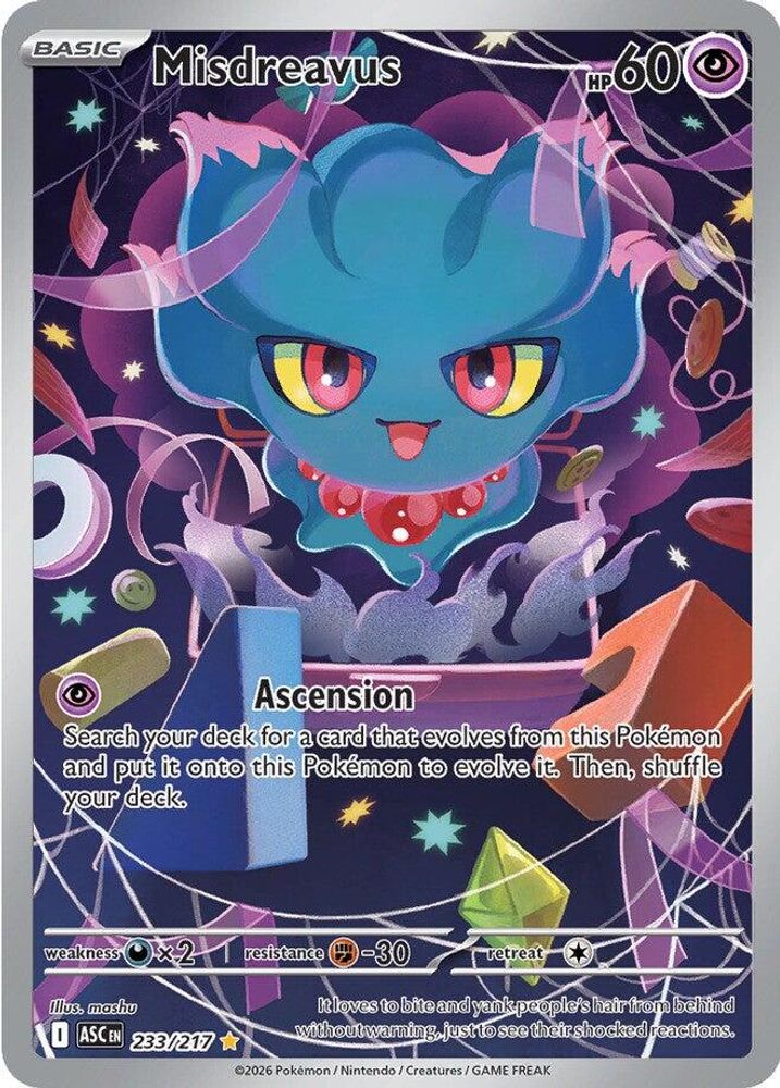 (#233/217) Misdreavus - Holo [Ascended Heroes]