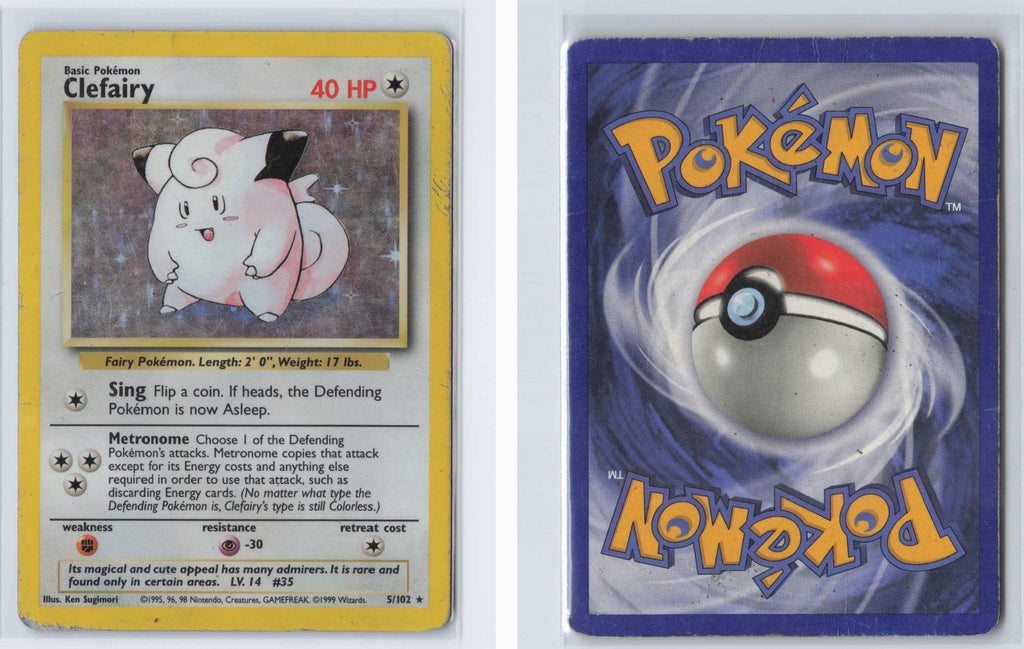 (#5/102) Clefairy - Holo [Base Set Unlimited]