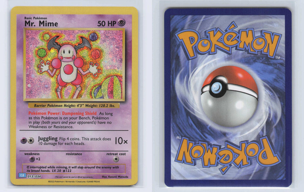 (#013/034) Mr. Mime - Holo [Trading Card Game Classic]
