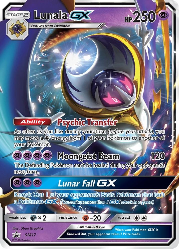(#SM17) Lunala GX - - Holo [Sun & Moon Promo]