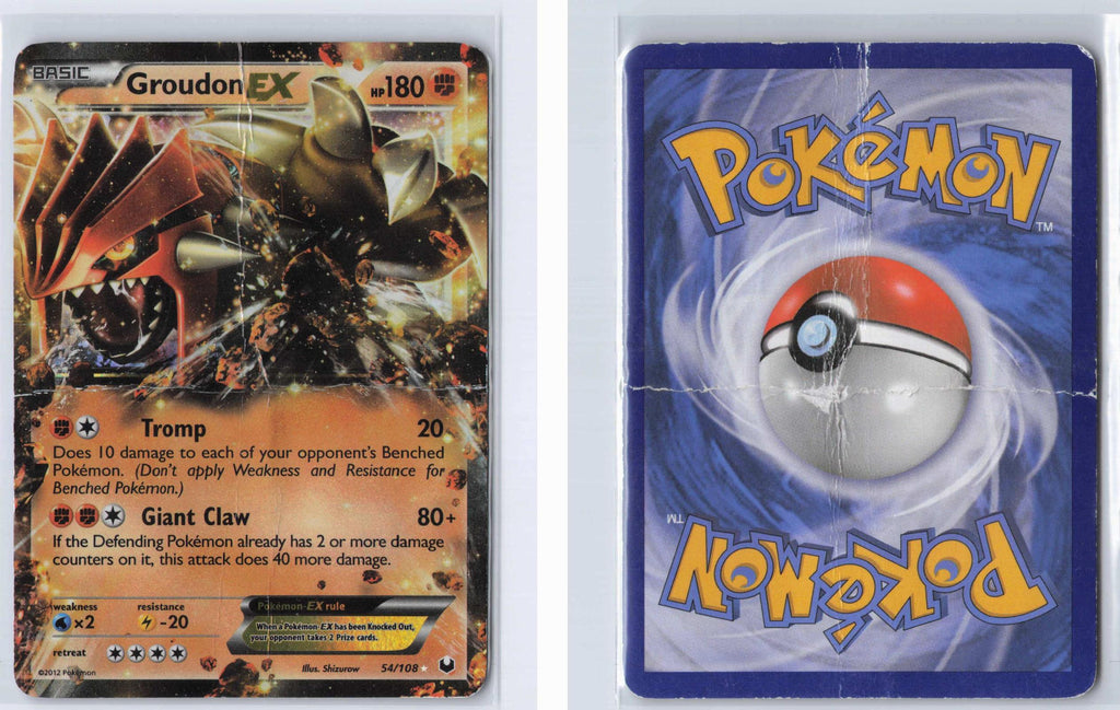 (#54/108) Groudon EX - Holo [Dark Explorers]