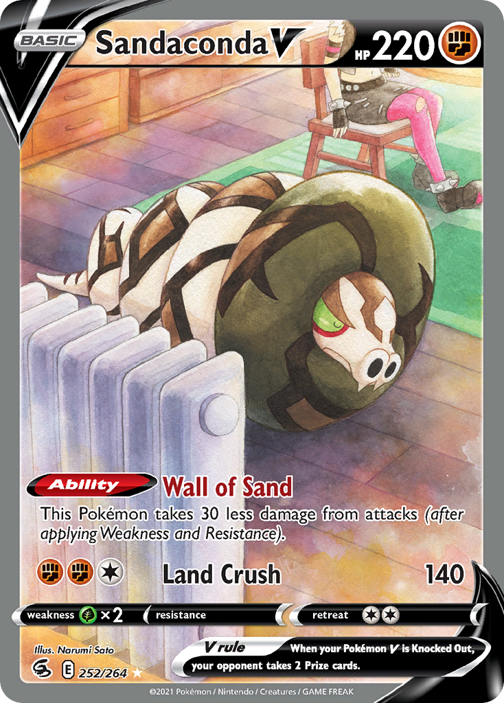 (#252/264) Sandaconda V - Holo [Fusion Strike]