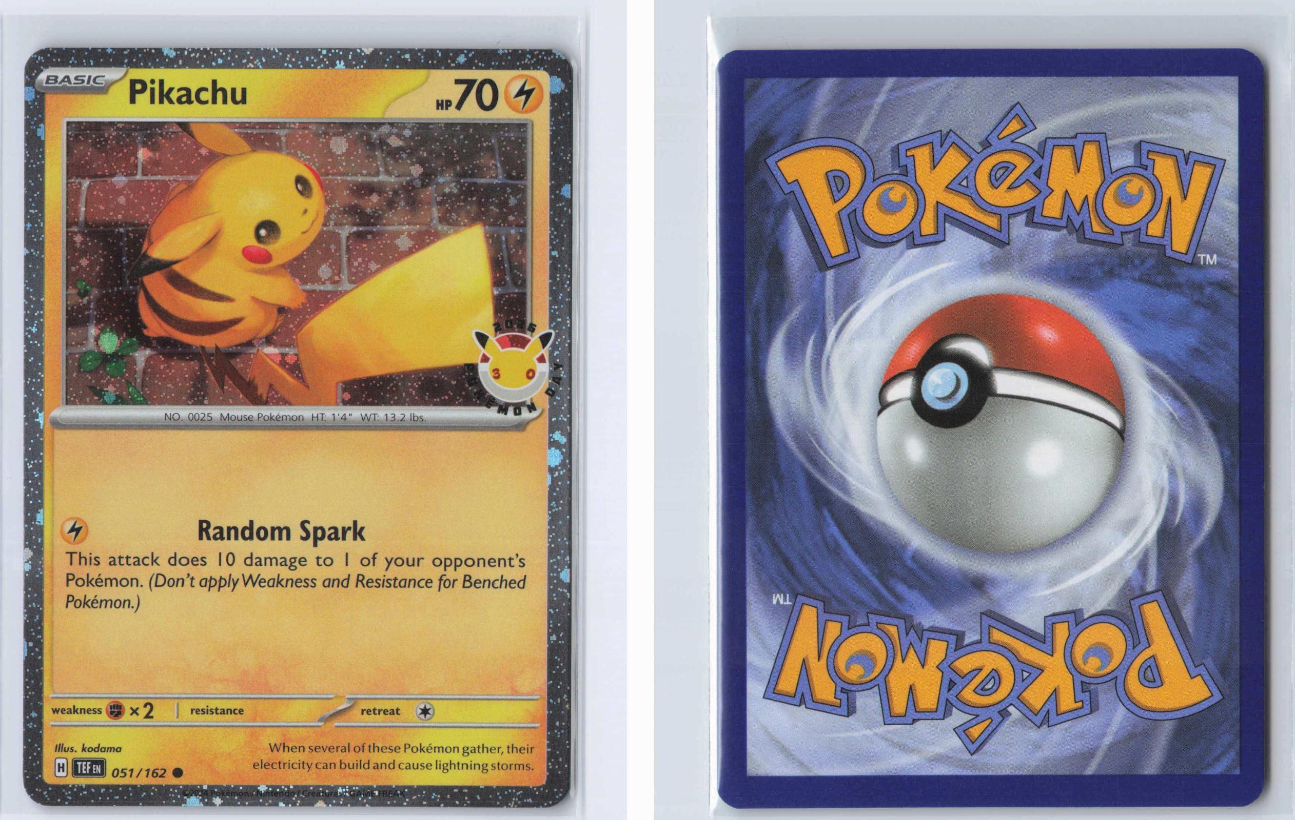 (#051/162) Pikachu (Pokemon Day 2026) - Holo [Miscellaneous Cards & Products]