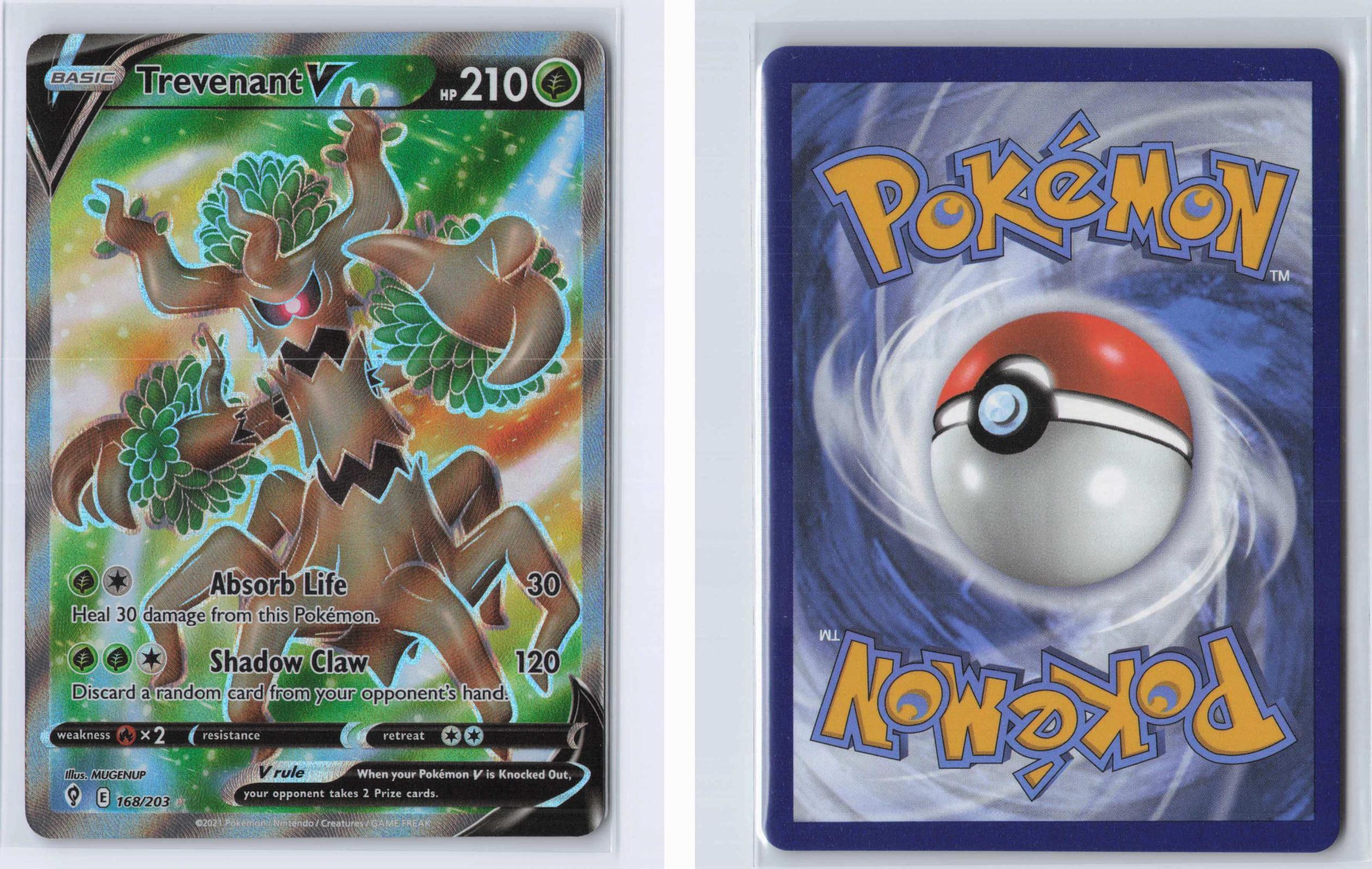 (#168/203) Trevenant V - Holo [Evolving Skies]