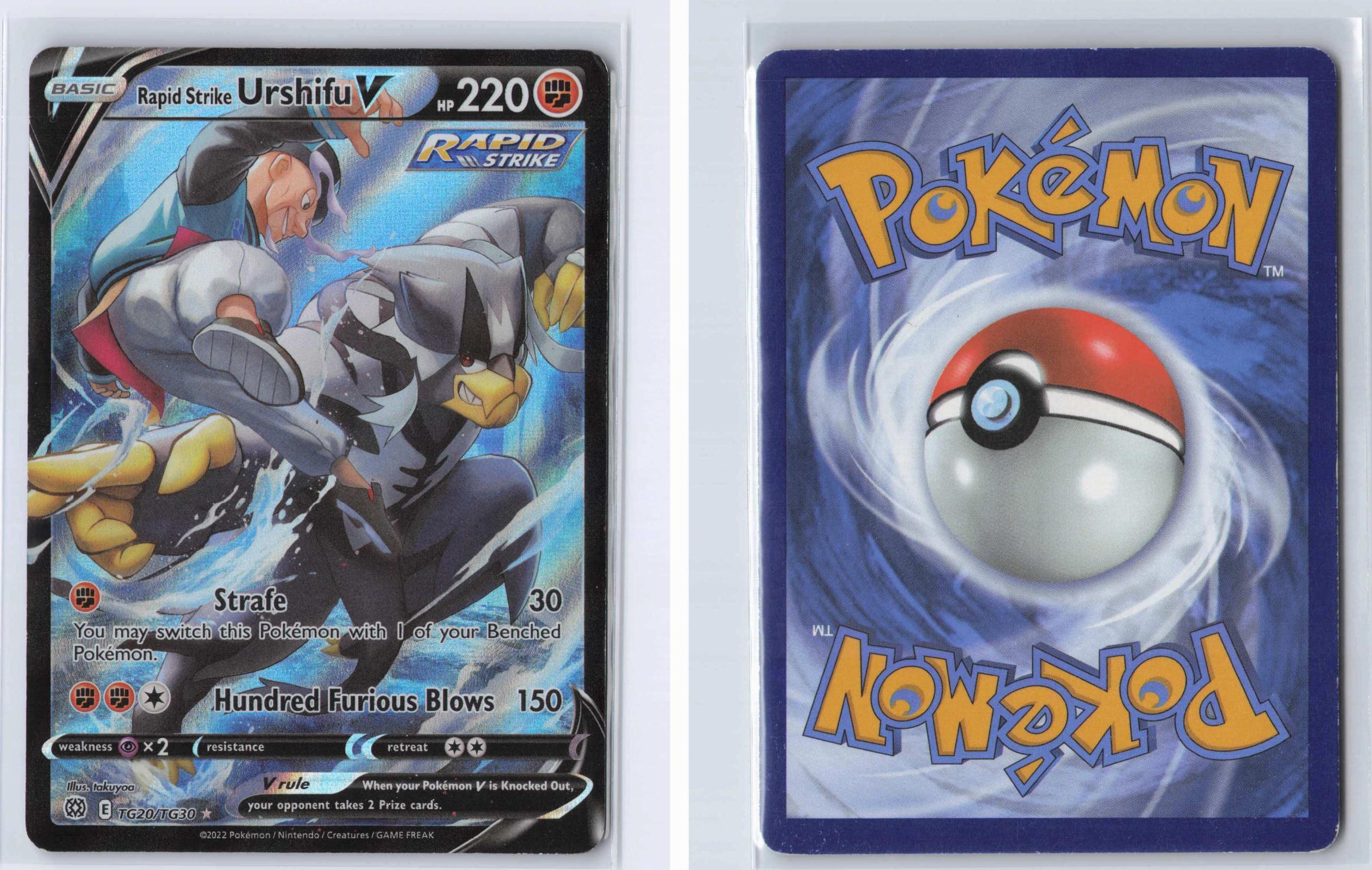 (#TG20/TG30) Rapid Strike Urshifu V - Holo [Brilliant Stars Trainer Gallery]