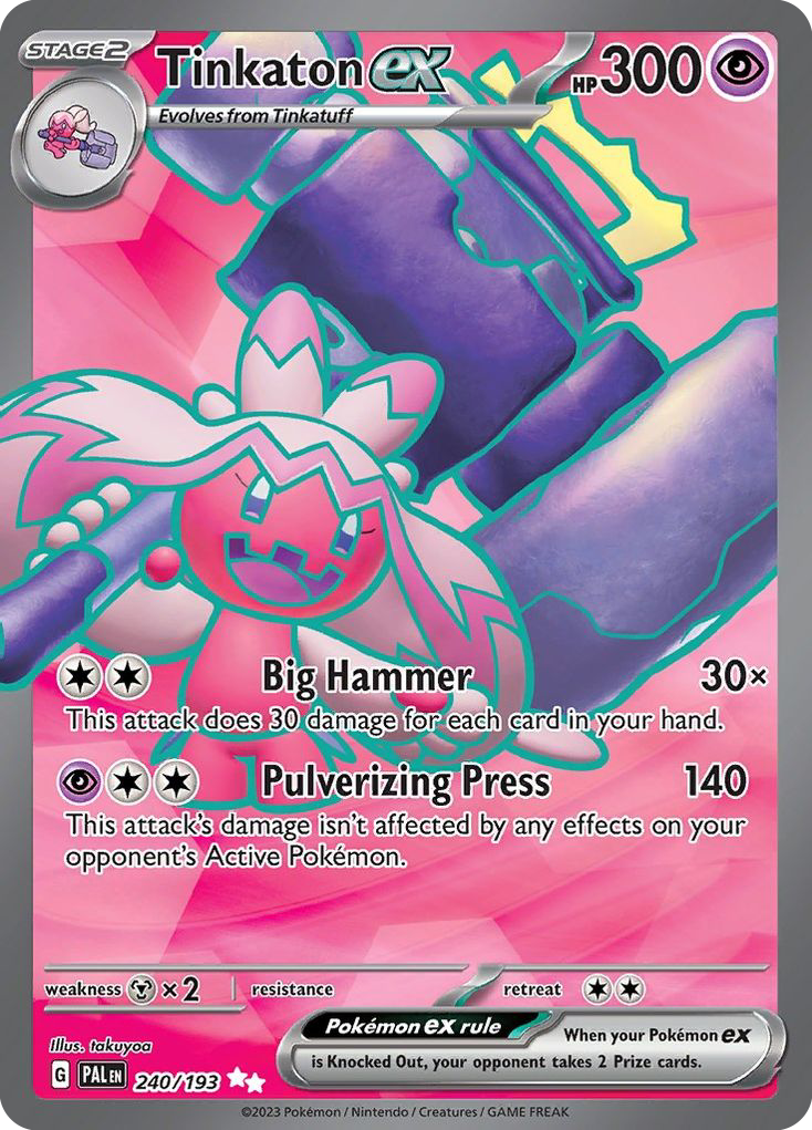 (#240/193) Tinkaton ex - Holo [Paldea Evolved]