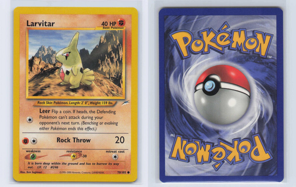 (#70/105) Larvitar - Unlimited [Neo Destiny]