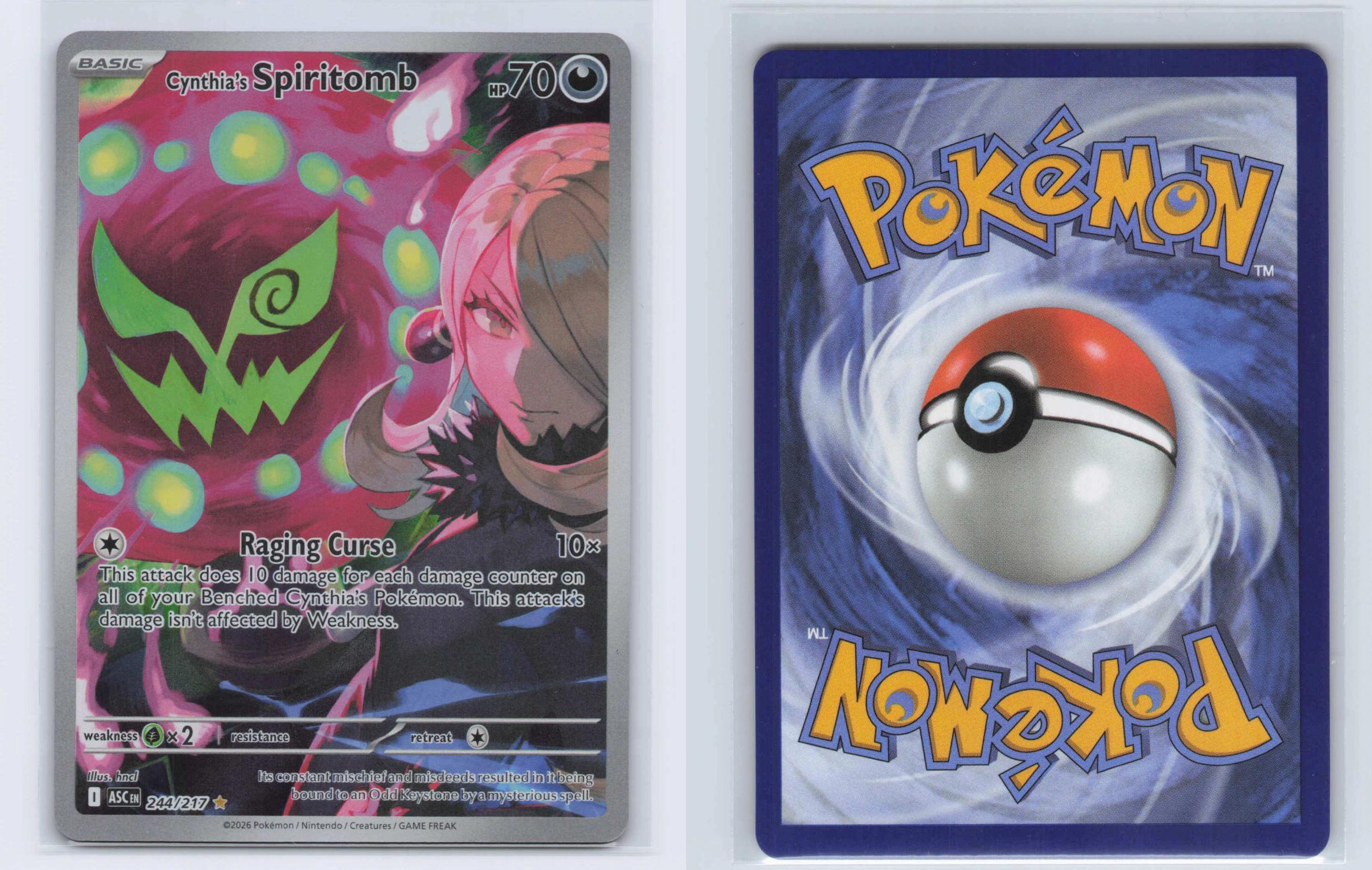 (#244/217) Cynthia's Spiritomb - Holo [Ascended Heroes]
