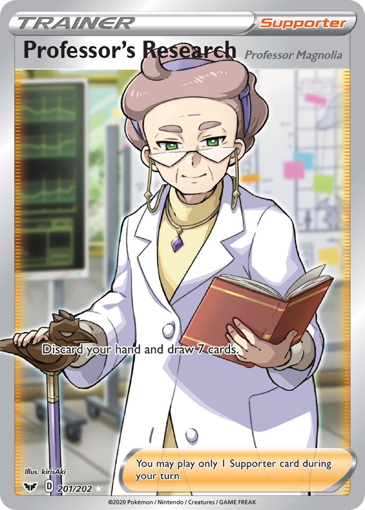 (#201/202) Professor's Research (Professor Magnolia) - Holo [Sword & Shield]