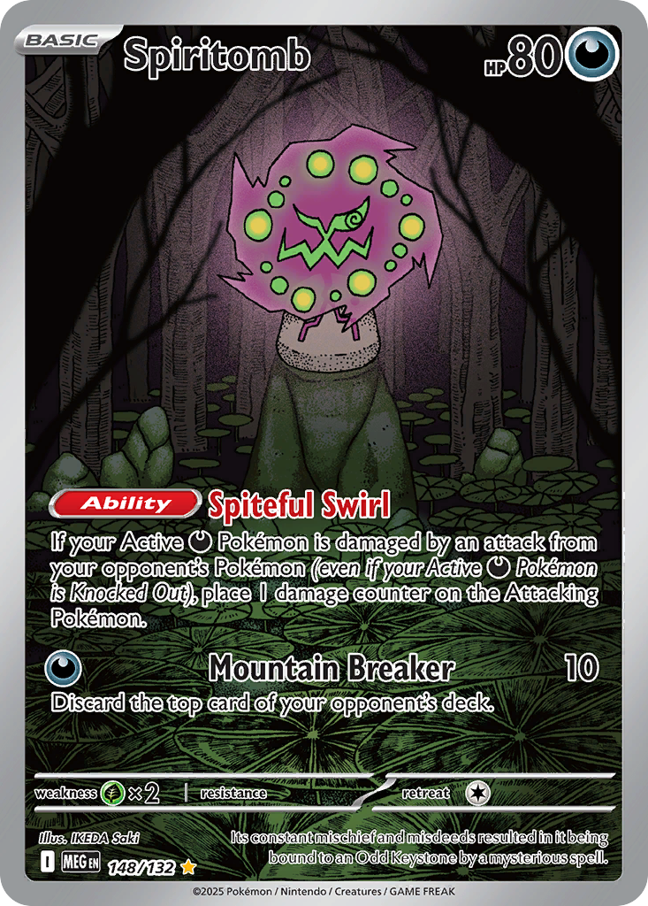 (#148/132) Spiritomb - Holo [Mega Evolution]