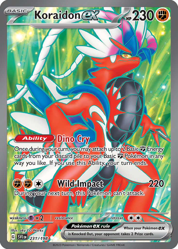 (#231/198) Koraidon ex - Holo [Scarlet & Violet]