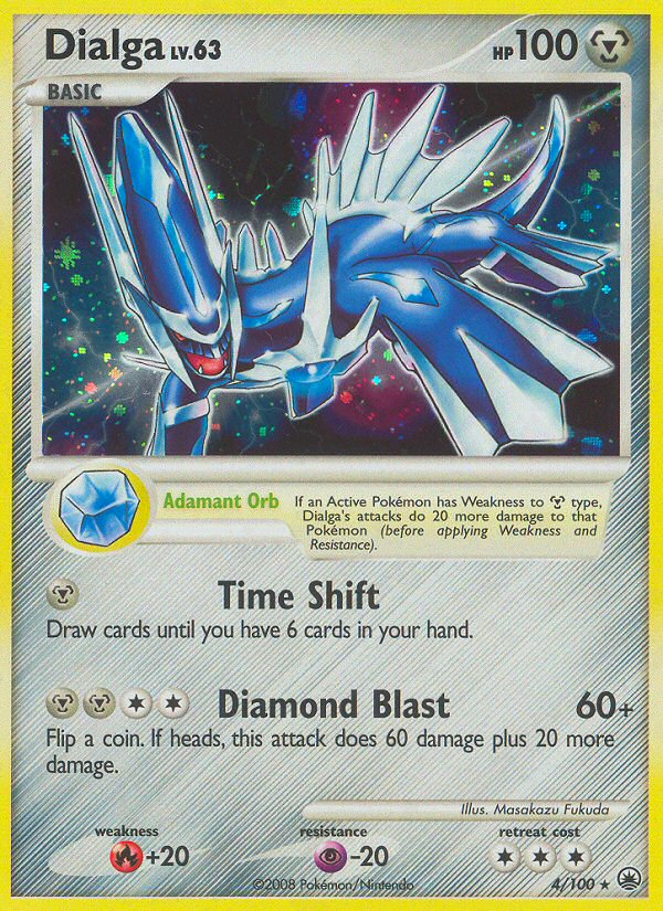 (#4/100) Dialga - Holo [Majestic Dawn]