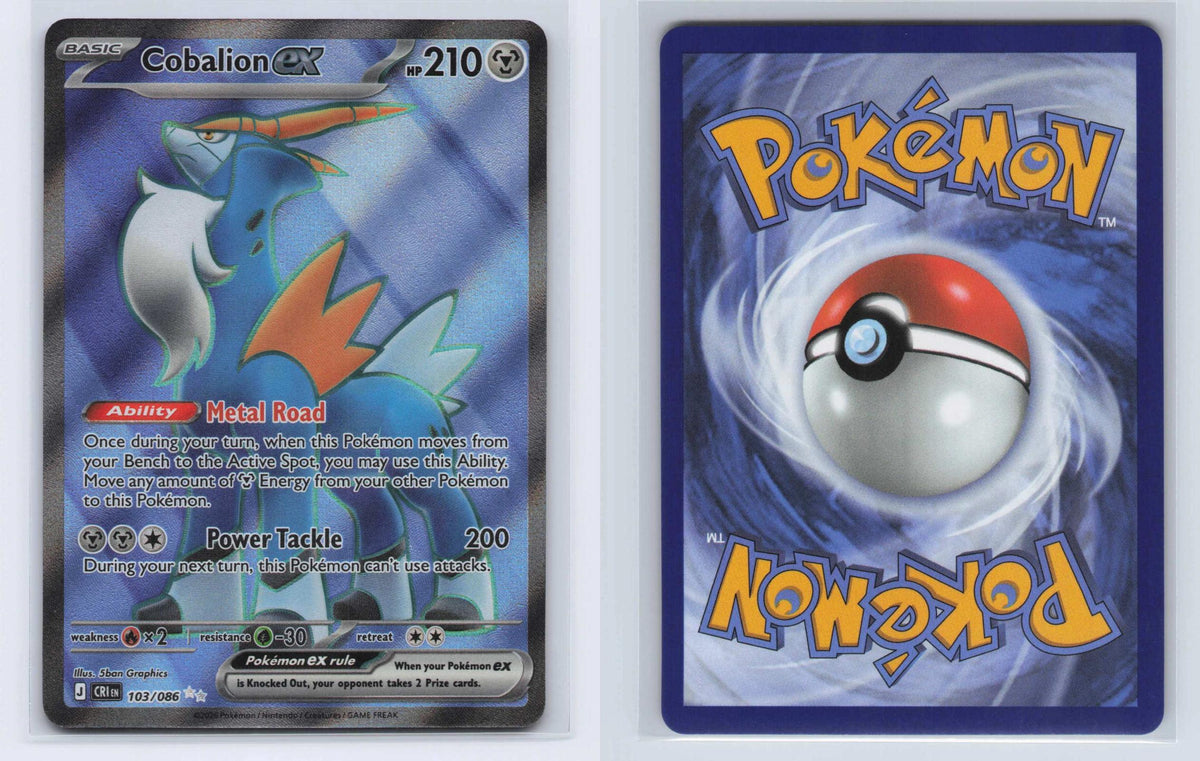 (#103/086) Cobalion ex - Holo [Chaos Rising]