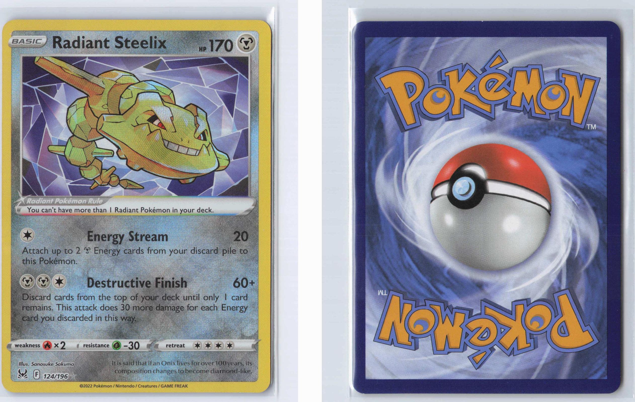 (#124/196) Radiant Steelix - Holo [Lost Origin]