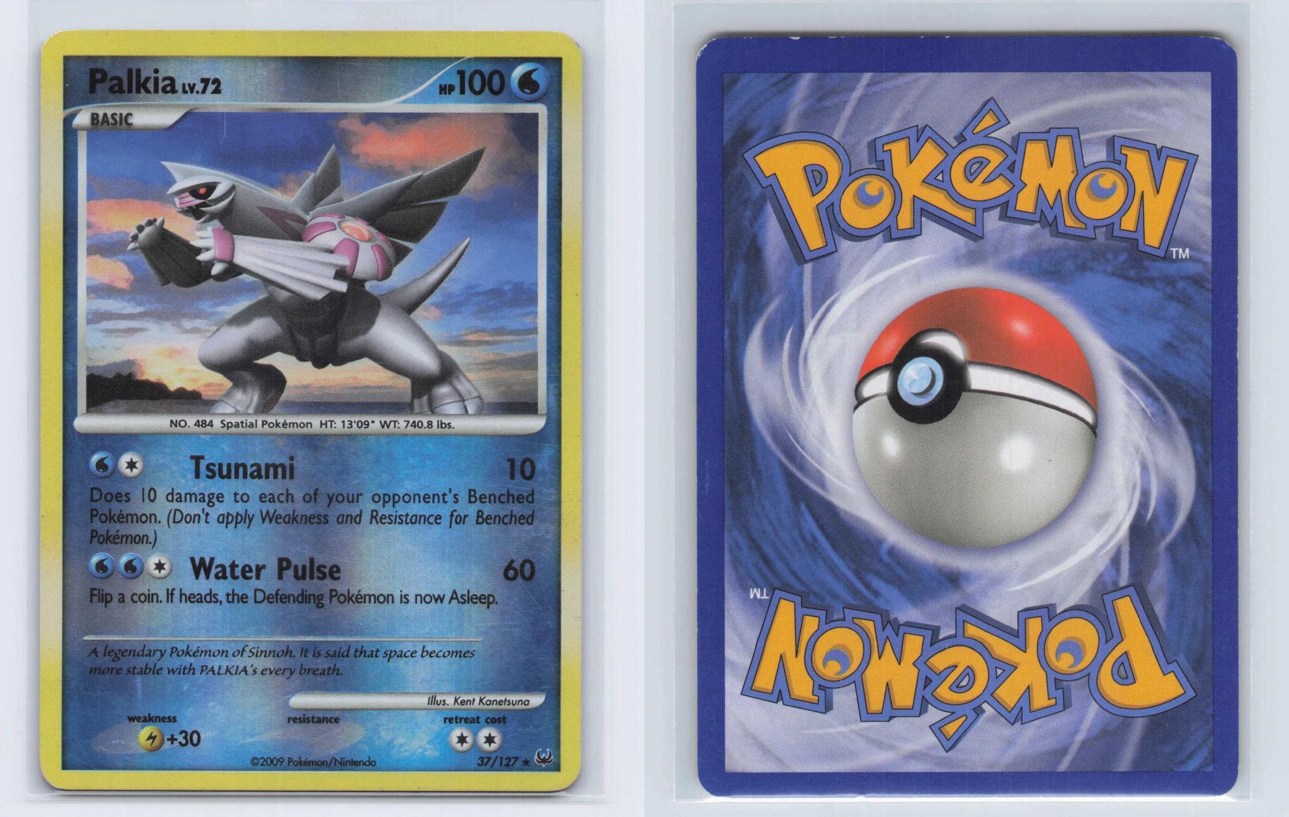 (#37/127) Palkia - Reverse Holo [Platinum]
