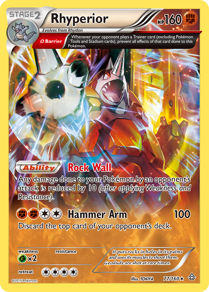 (#77/160) Rhyperior - Holo [Primal Clash]
