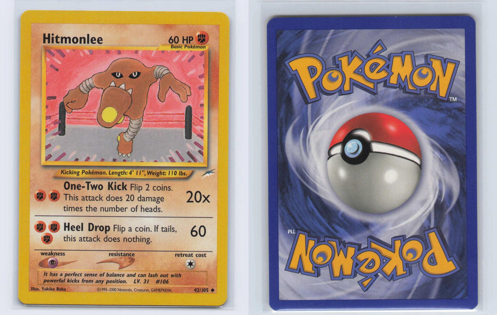 (#42/105) Hitmonlee - Unlimited [Neo Destiny]