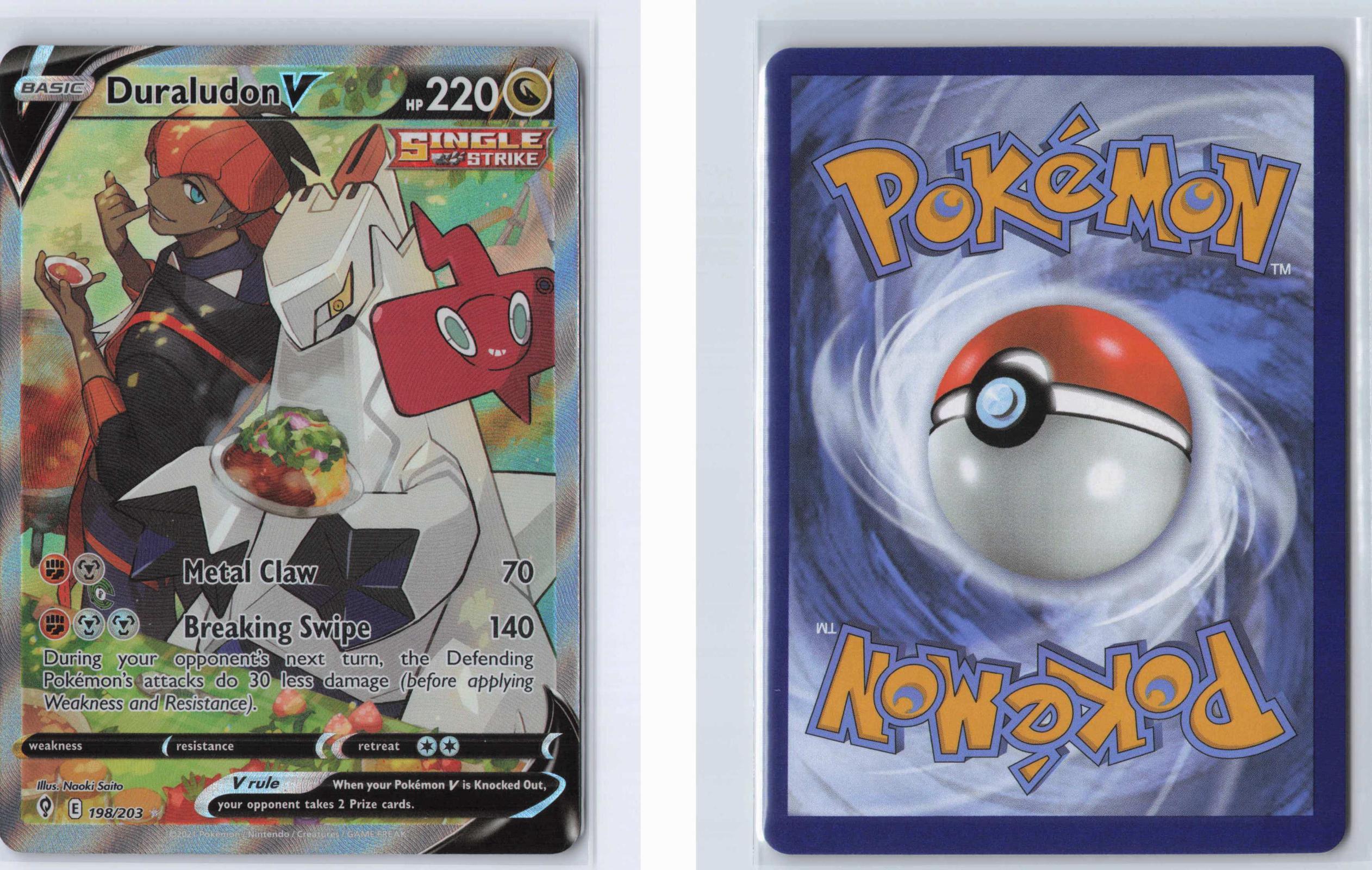 (#198/203) Duraludon V - Holo [Evolving Skies]