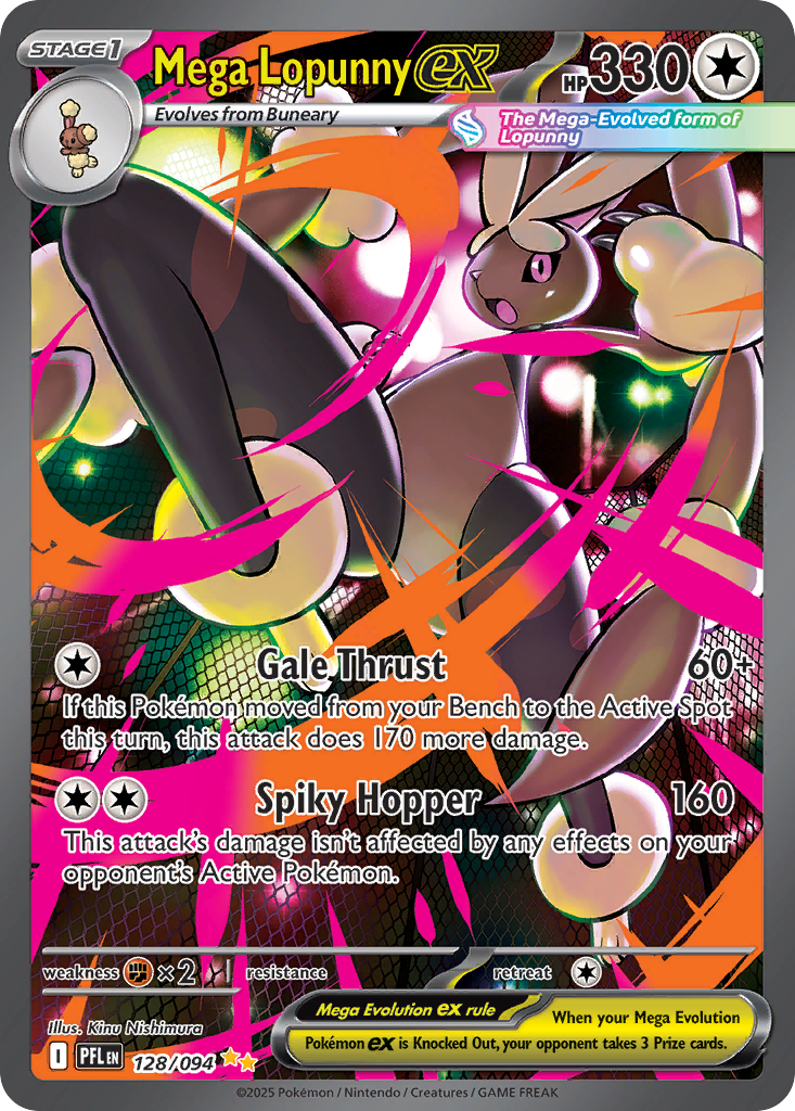 (#128/094) Mega Lopunny ex - Holo [Phantasmal Flames]