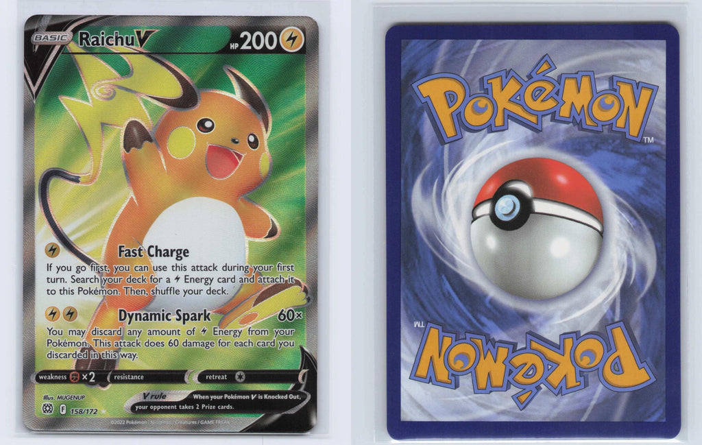 (#158/172) Raichu V - Holo [Brilliant Stars]