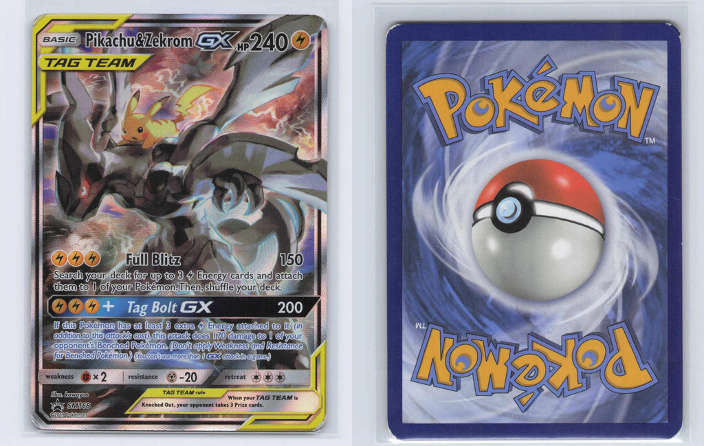 (#SM168) Pikachu & Zekrom GX - Holo [Sun & Moon Promo]