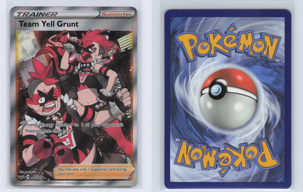 (#202/202) Team Yell Grunt - Holo [Sword & Shield]