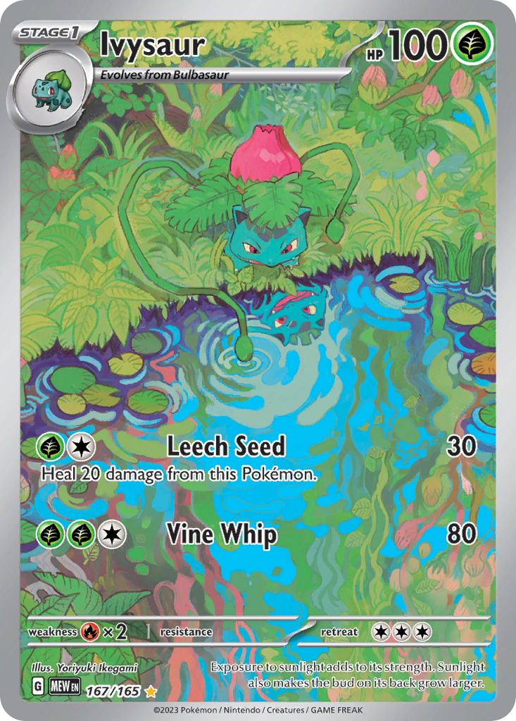 (#167/165) Ivysaur - Holo [151]