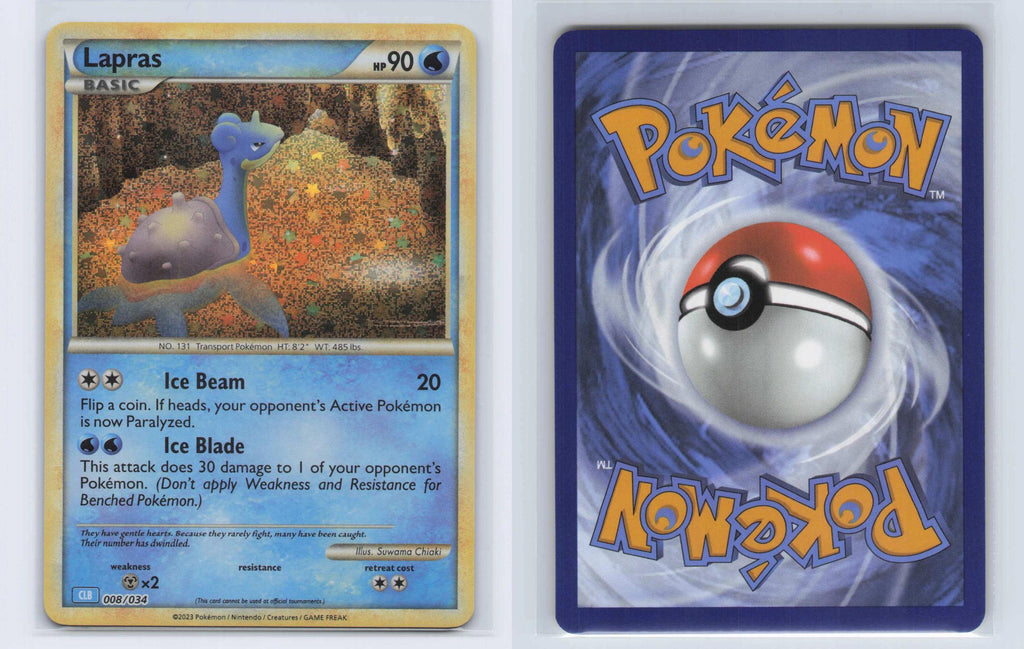 (#008/034) Lapras - Holo [Trading Card Game Classic]