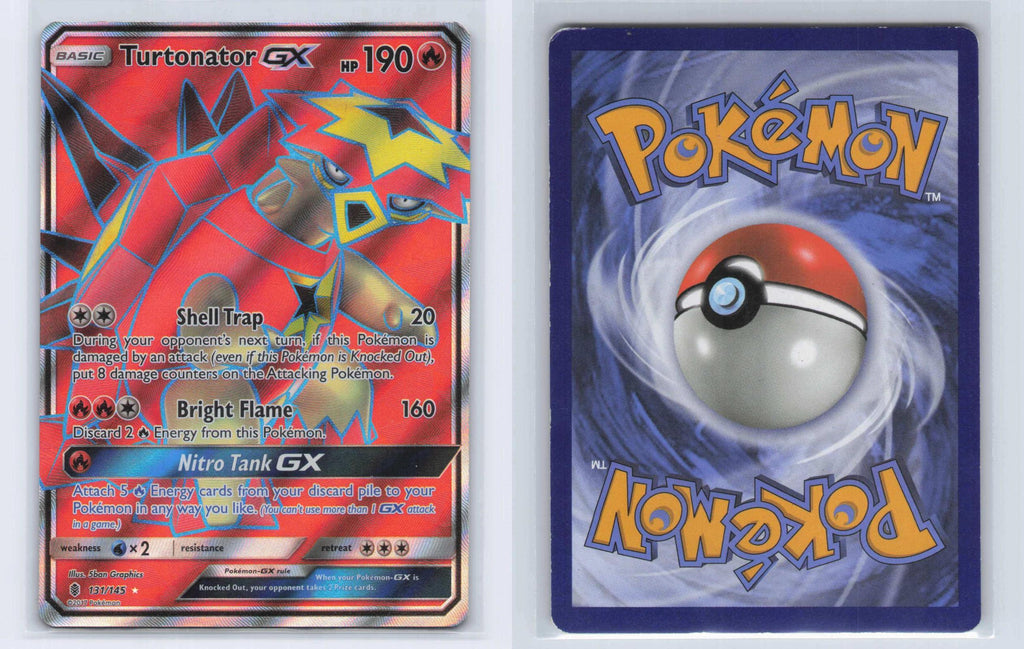 (#131/145) Turtonator GX (Full Art) - Holo [Guardians Rising]