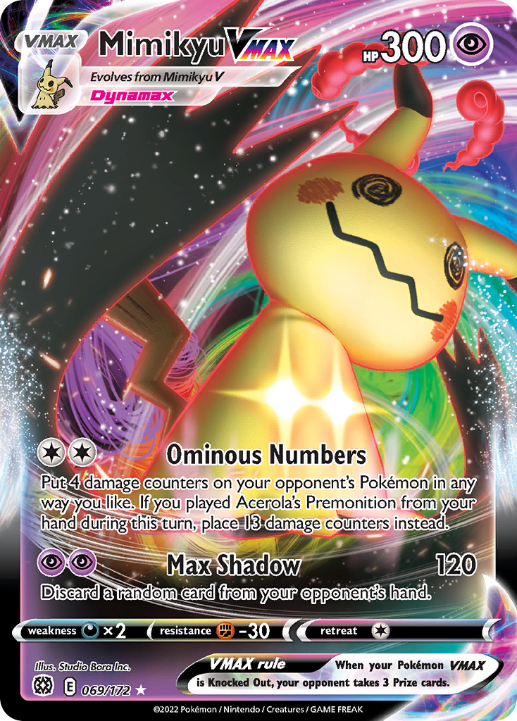 (#069/172) Mimikyu VMAX - Holo [Brilliant Stars]