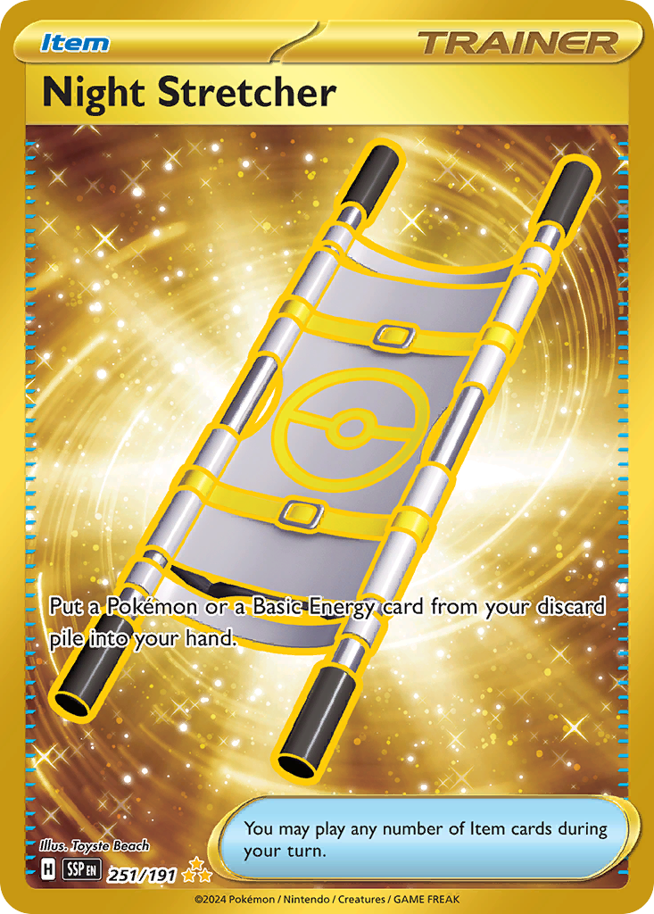 (#251/191) Night Stretcher - Holo [Surging Sparks]