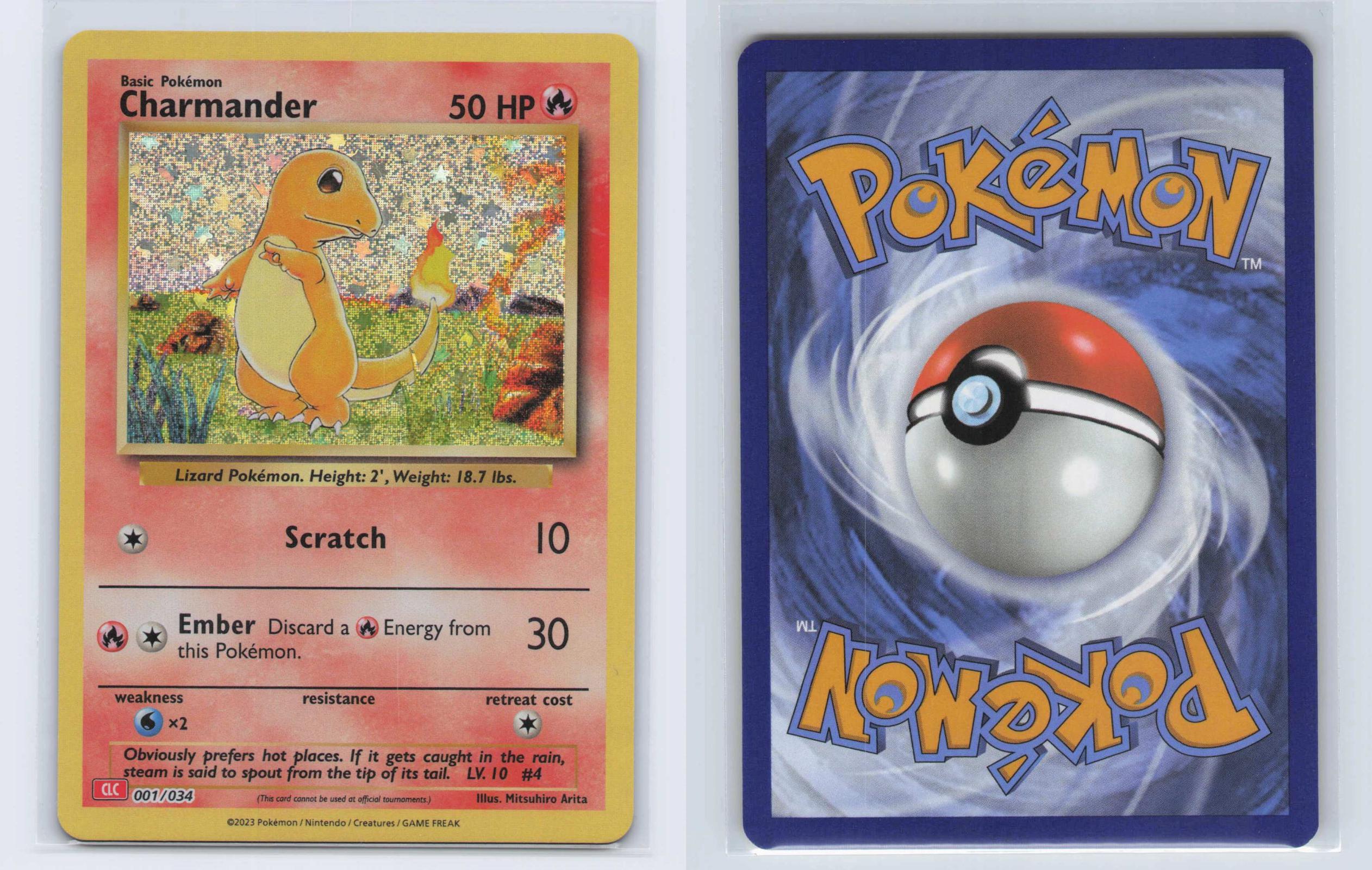 (#001/034) Charmander - Holo [Trading Card Game Classic]