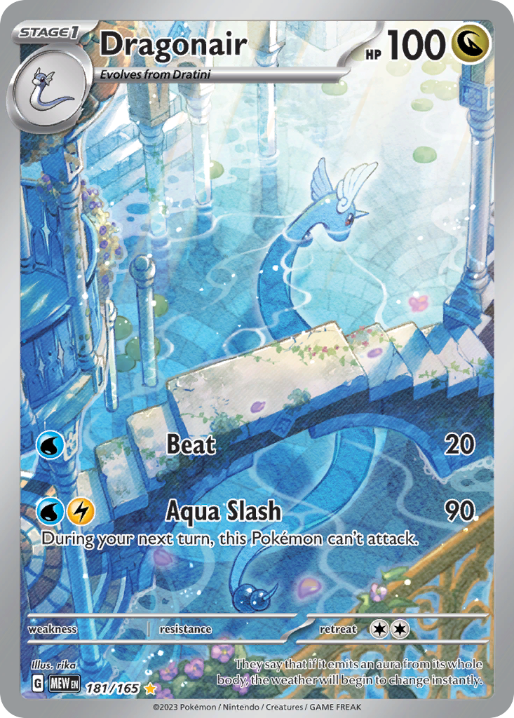 (#181/165) Dragonair - Holo [151]