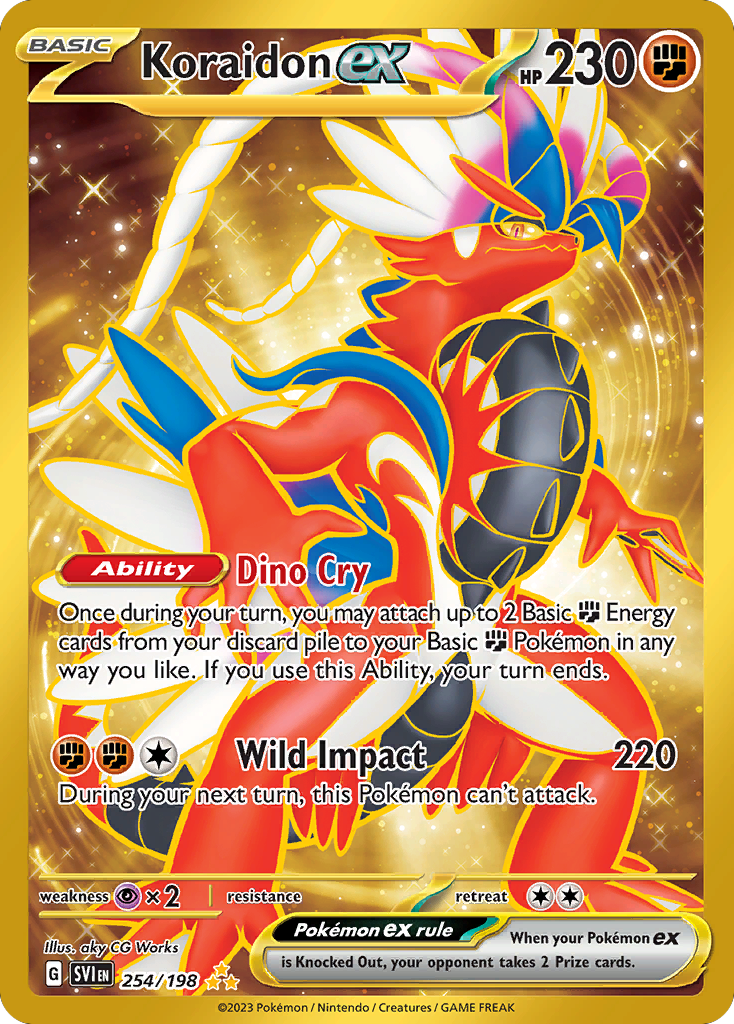 (#254/198) Koraidon ex - Holo [Scarlet & Violet]
