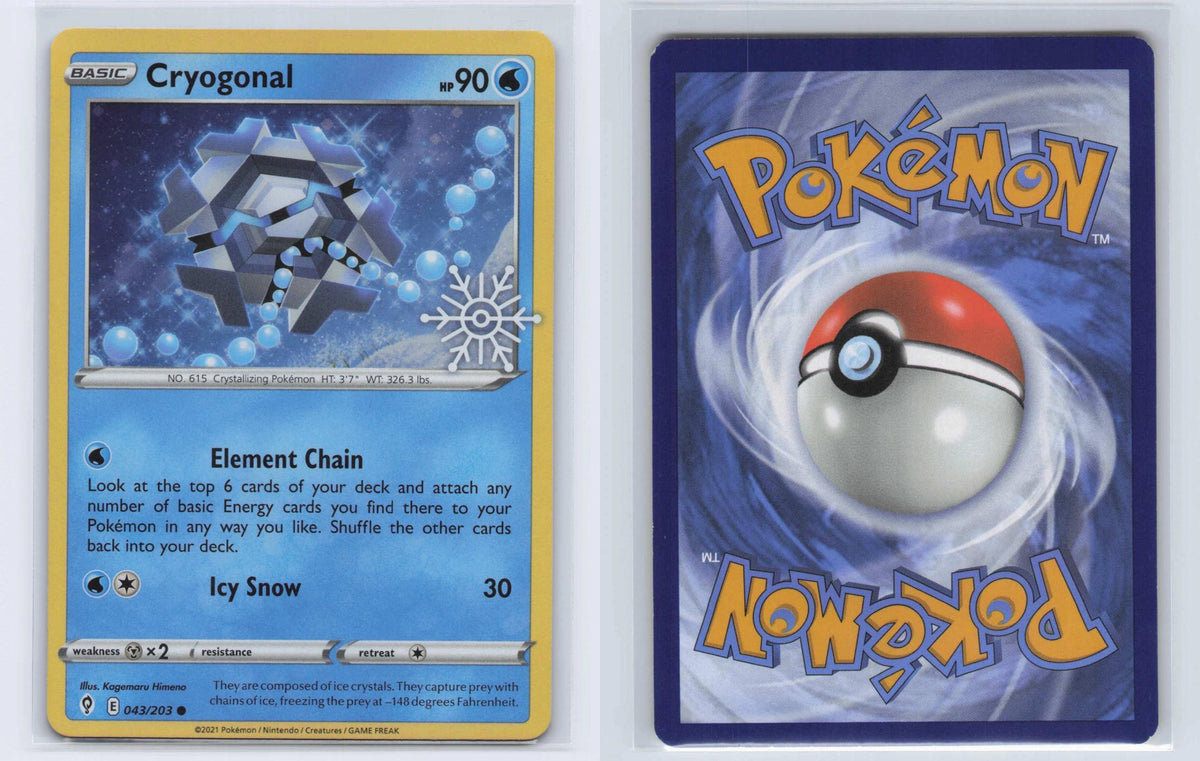 (#043/203) Cryogonal (Holiday Calendar) - Holo [Miscellaneous Cards & Products]